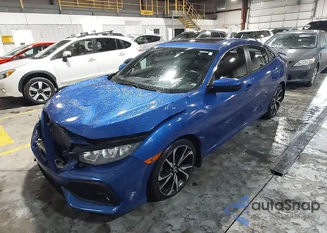 2017 Honda Civic Si z USA, uszkodzony, nr VIN 2HGFC1E57HH706662